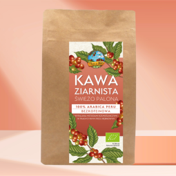KAWA ZIARNISTA BEZKOFEINOWA BIO 100% ARABICA - 250g [This is BIO®]