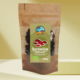 ŻURAWINA BIO SŁODZONA SOKIEM JABŁKOWYM – 120g [This is BIO®]