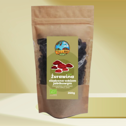 ŻURAWINA BIO SŁODZONA SOKIEM JABŁKOWYM – 260g [This is BIO®]