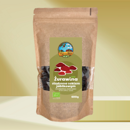 ŻURAWINA BIO SŁODZONA SOKIEM JABŁKOWYM – 600g [This is BIO®]